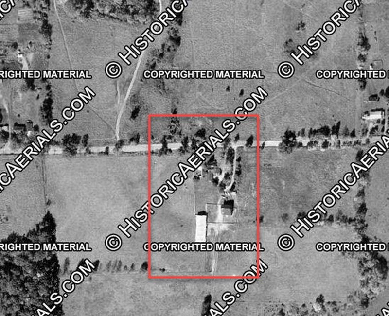 Alice Cooper Band Barn - 1973 Aerial Photo (newer photo)